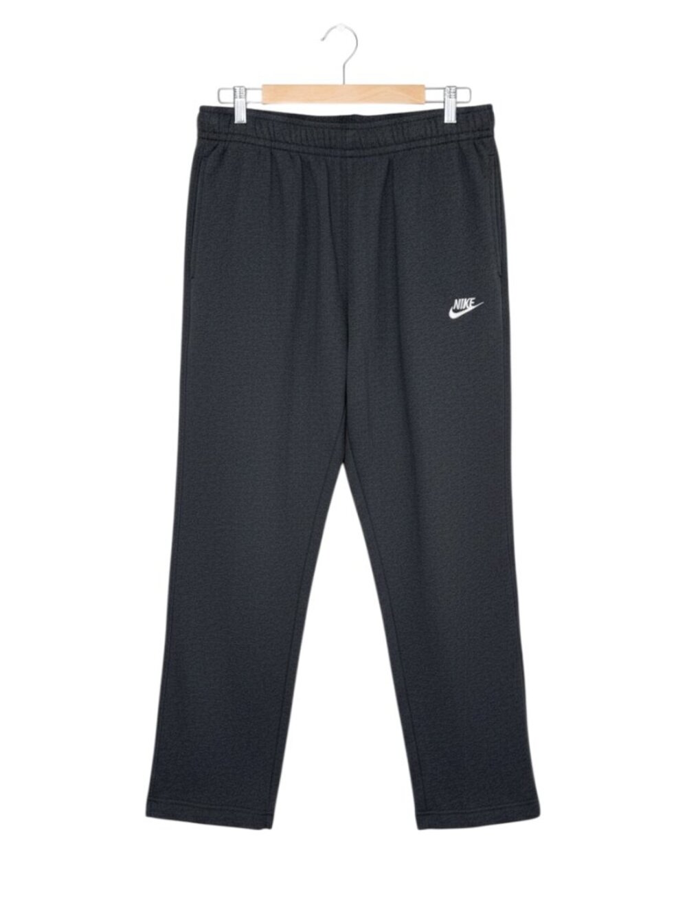 Nike Fleece Sweat Pants Straight Leg Men Logo Gray XL NWOT